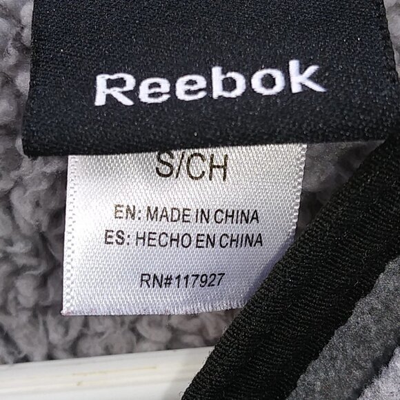 Reebok Fleece Faux Sherpa-Lined Hooded Jacket - S - Picture 7 of 15